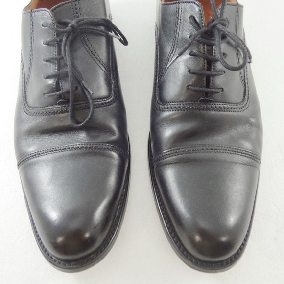Bettaccini 10.5 D Black Leather Oxford Shoes main image 5